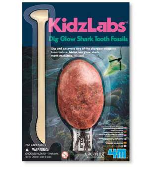 Набір для розкопок 4M Сяючі зуби акули (00-05918)