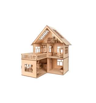 Ляльковий будинок із прибудовою "MODERN HOUSE" 56*66*50 см