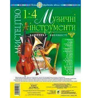 Мистецтво. 1-4 класи. Музичні інструменти. Комплект наочності. НУШ