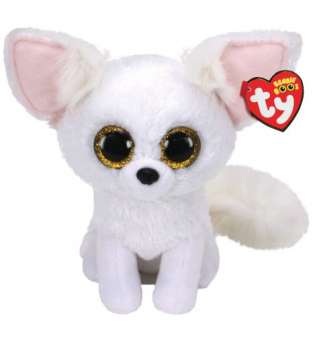 М'яка іграшка TY Beanie Boo's Біла лисиця "FENNEC" 15 см