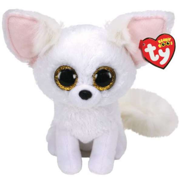 М'яка іграшка TY Beanie Boo's Біла лисиця "FENNEC" 15 см