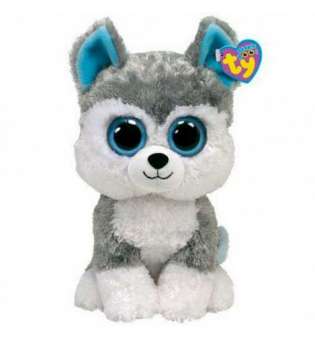 М'яка іграшка TY Beanie Boo's Хаскі "Slush" 25 см