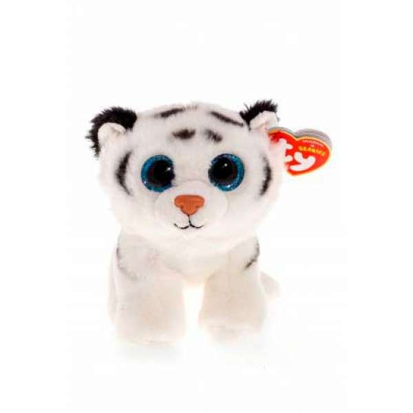 М'яка іграшка TY Beanie Babies Білий тигр "Tundra" 15 см