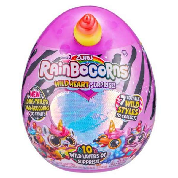 Дитяча м'яка іграшка-сюрприз зі слаймом Rainbocorns-D (серія 3)