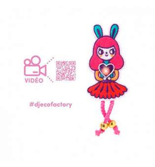 Djeco Набір Для Творчості Брошка Bunny Girl Factory E-Text, Dj09320
