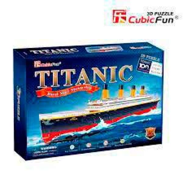 Тривимірна головоломка-конструктор Титанік Cubic Fun