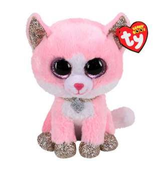 Дитяча іграшка м’яконабивна TY Beanie Boo's 36366 Рожеве кошеня "FIONA" 15см, 36366