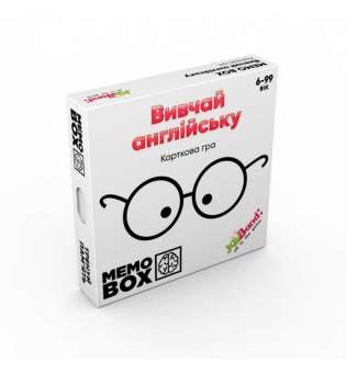 Настільна гра JoyBand MemoBox Вивчай Англійську