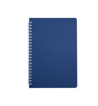 Зошит для нотаток BARK, А5, 60 арк., клітинка, пластикова обкладинка, синій