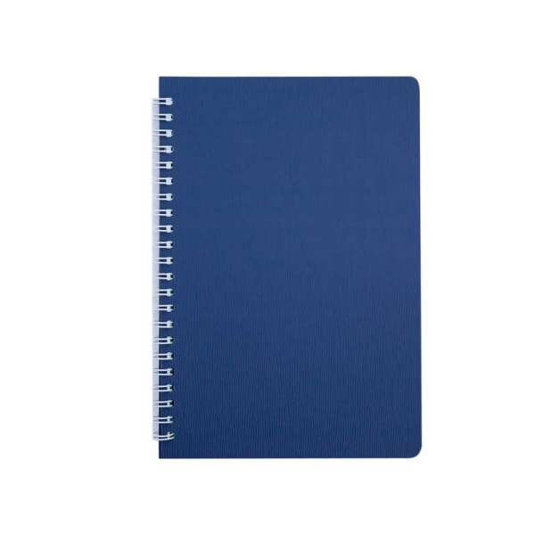 Зошит для нотаток BARK, А5, 60 арк., клітинка, пластикова обкладинка, синій