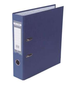 Папка-реєстратор одностороння LUX, JOBMAX, А4, ширина торця 70 мм, синя