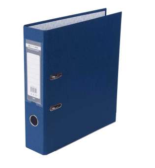 Папка-реєстратор одностороння LUX, JOBMAX, А4, ширина торця 70 мм, темно-синя