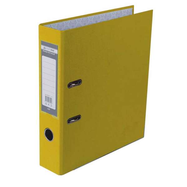 Папка-реєстратор одностороння LUX, JOBMAX, А4, ширина торця 50 мм, жовта