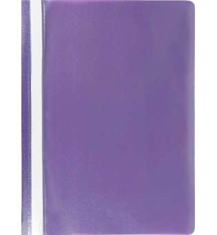 Папка-швидкозшивач з механізмом вусики, JOBMAX, А4, 110/110 мкм, фіолетова