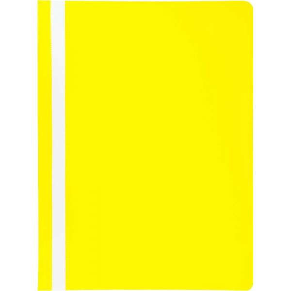 Папка-швидкозшивач з механізмом вусики, JOBMAX, А4, 110/110 мкм, жовта