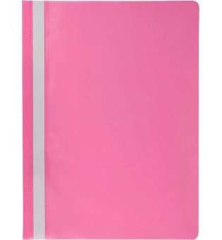 Папка-швидкозшивач з механізмом вусики, JOBMAX, А4, 110/110 мкм, рожева