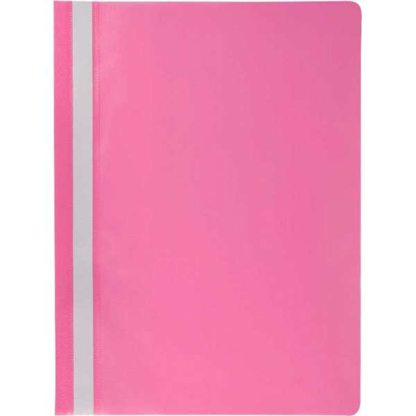 Папка-швидкозшивач з механізмом вусики, JOBMAX, А4, 110/110 мкм, рожева