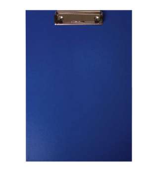 Кліпборд, А4, PVC, темно-синій