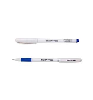Ручка гелева SYMPHONY, 0.5 мм, гум. грип, сині чорнила