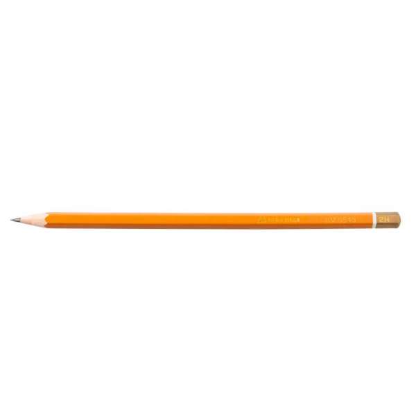 Олівець графітовий PROFESSIONAL 2H, жовтий, без гумки, коробка 12шт.