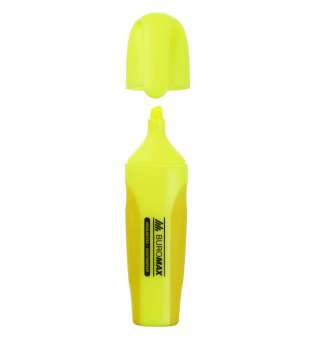 Текст-маркер NEON, жовтий, 2-4 мм, з гум. вставками