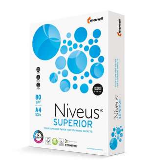 Папір NIVEUS SUPERIOR, А4, клас A, 80г/м2, 500 арк