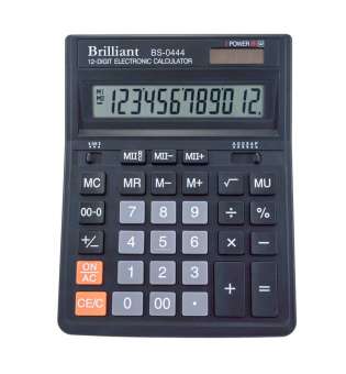 Калькулятор Brilliant BS-0444, 12 розрядів