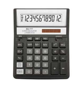 Калькулятор Brilliant BS-777ВК, 12 розрядів, чорний