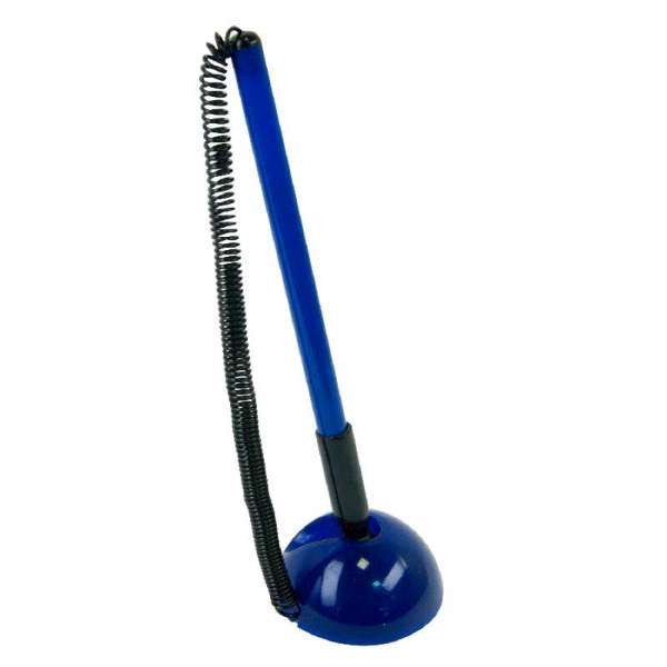 Ручка кулькова на підставці BLUE DeskPen, L2U, 0,7 мм, пласт.корпус, сині чорнила