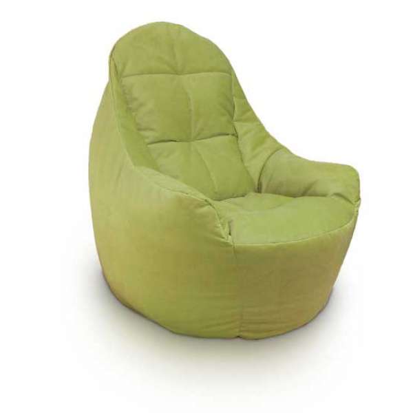 Безкаркасне крісло Fluffy-Bag BOSS Аморе Лайм XL A-763