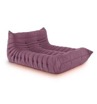 Непросідаючий безкаркасний диван Fluffy-Bag TOGO лежак Фібрил Ліла LL A-794