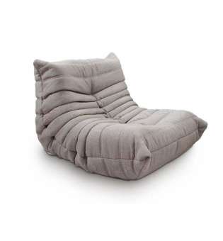 Непросідаючий безкаркасний диван Fluffy-Bag TOGO крісло Квінс Грей XL85 A-876