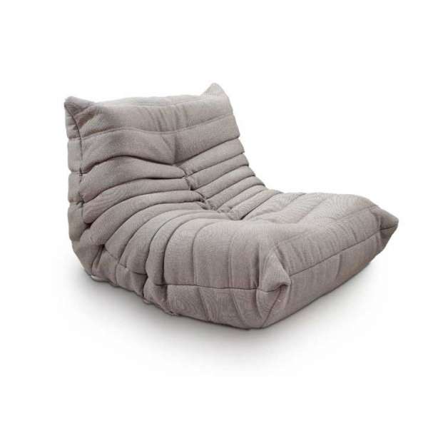 Непросідаючий безкаркасний диван Fluffy-Bag TOGO крісло Квінс Грей XL85 A-876