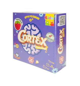 Настільна гра - CORTEX CHALLENGE KIDS (90 карток, 24 фішки)