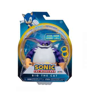 Ігрова фігурка з артикуляцією SONIC THE HEDGEHOG - МОДЕРН КІТ БІГ (10 cm, з аксес.)