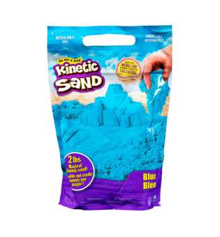 Пісок для дитячої творчості - KINETIC SAND COLOUR (синій, 907 g)