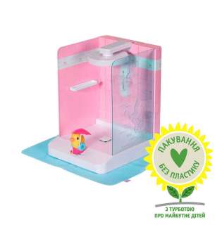 Автоматична душова кабінка для ляльки BABY BORN - КУПАЄМОСЯ З КАЧЕЧКОЮ