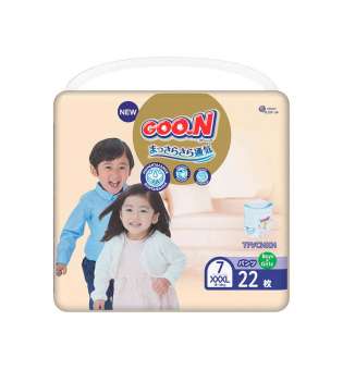 Трусики-підгузки GOO.N Premium Soft для дітей 18-30 кг (розмір 7(3XL), унісекс, 22 шт)