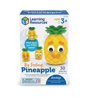 Навчальний ігровий набір LEARNING RESOURCES - BIG FEELING PINEAPPLE™ (Що відчуває ананас)