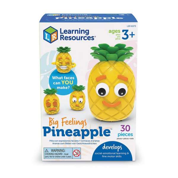 Навчальний ігровий набір LEARNING RESOURCES - BIG FEELING PINEAPPLE™ (Що відчуває ананас)