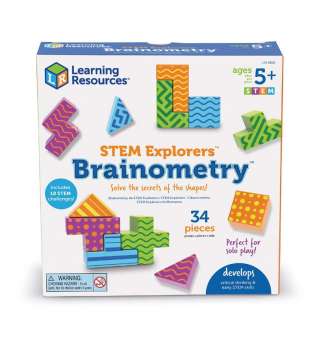 Навчальний ігровий набір LEARNING RESOURCES STEM Explorers™ Brainometry™ - КОЛЬОРОВА ГЕОМЕТРІЯ