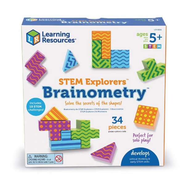 Навчальний ігровий набір LEARNING RESOURCES STEM Explorers™ Brainometry™ - КОЛЬОРОВА ГЕОМЕТРІЯ