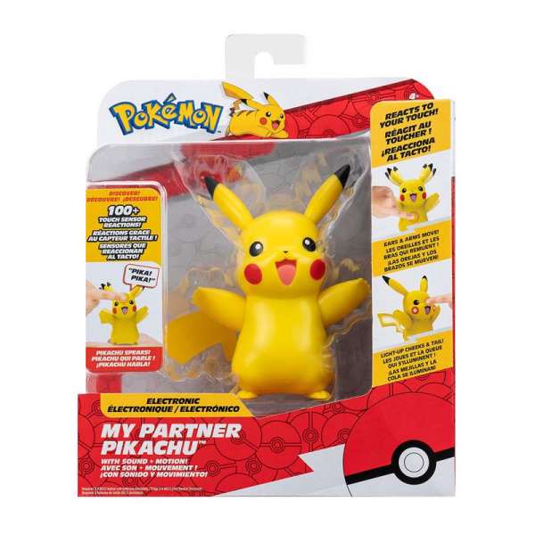 Інтерактивна іграшка POKEMON - МІЙ ДРУГ ПІКАЧУ (світло, звук, 11 cm)