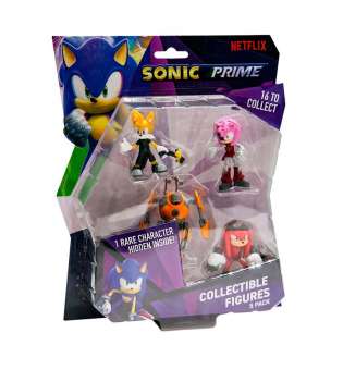 Набір ігрових фігурок SONIC PRIME – ПРИГОДИ ТЕЙЗЛА (5 фiгурок, 6,5 cm)