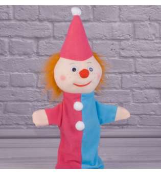 Лялька-рукавичка клоун Петрушка