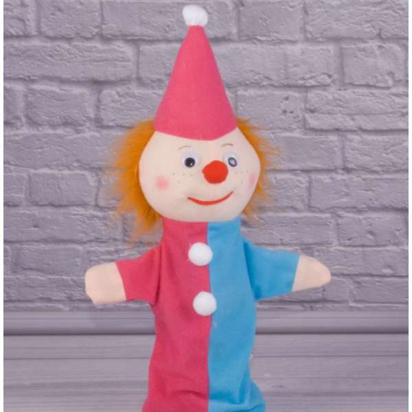 Лялька-рукавичка клоун Петрушка