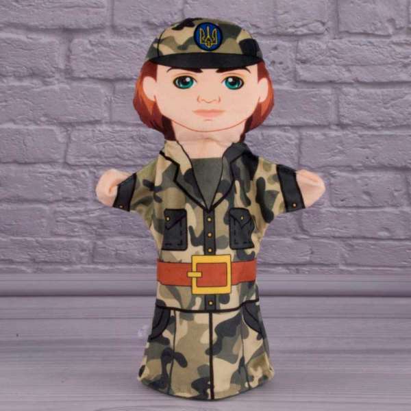 Лялька на руку Військовослужбовець