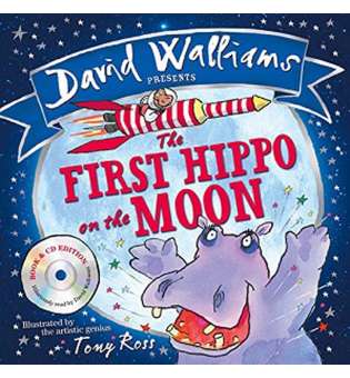  First Hippo on the Moon,The. Book with Audio CD