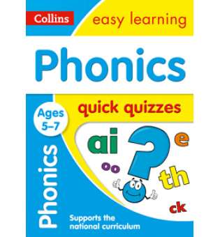  Collins Easy Learning: Phonics Quick Quizzes Ages 5-7