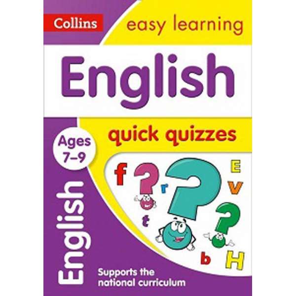  Collins Easy Learning: English Quick Quizzes Ages 7-9
